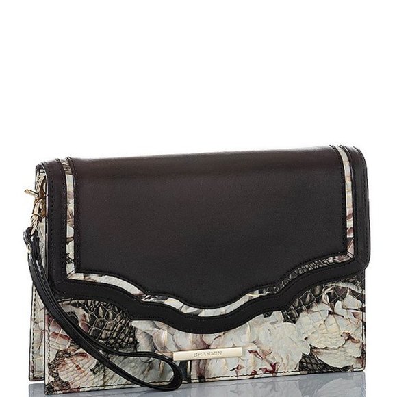 NWT BRAHMIN EDEN FLORAL SARA CLUTCH - Picture 3 of 4